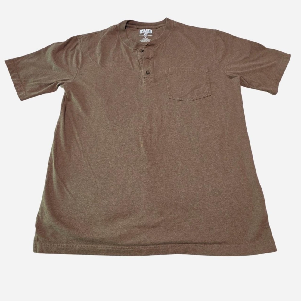DULUTH TRADING CO. HEAVYWEIGHT HENLEY SHIRT